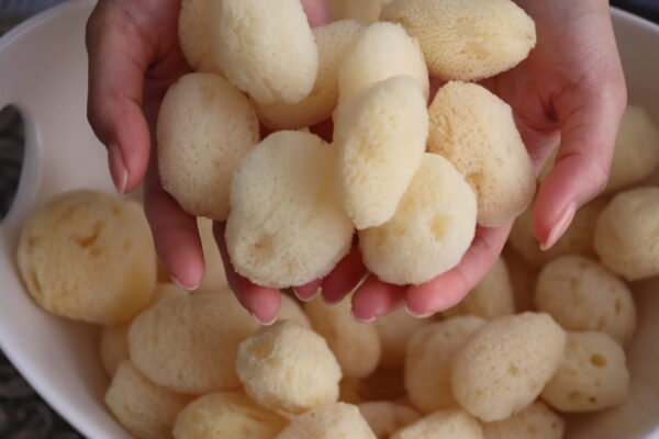 3-Pack Natural Sea Sponge Puffs - Image 6